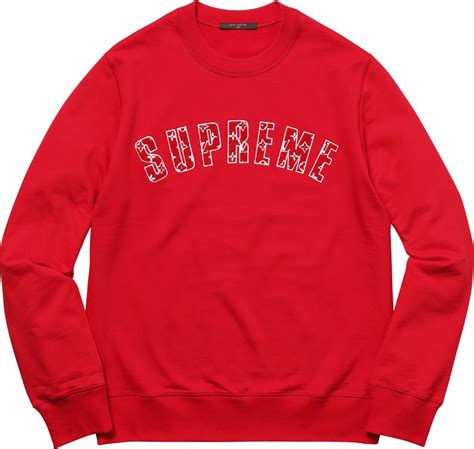 louis vuitton supreme crewneck|louis vuitton crewneck sweatshirt.